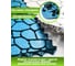 Антискользящий коврик для ванны, бассейна, сауны, бани ПластФактор Aqua Stone набор из 12 модулей, голубой 4630027111654 3