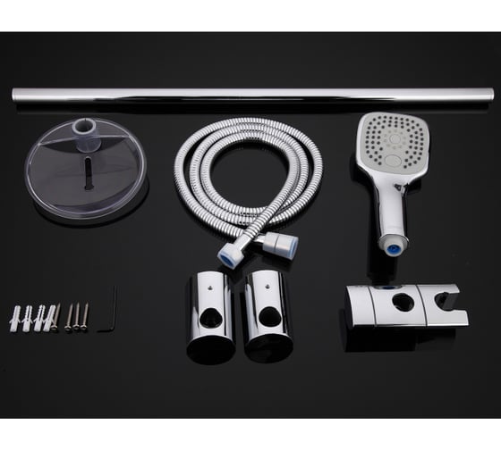 Душевой гарнитур Gappo G8012 660 мм, душевая лейка, 5 режимов, мыльница, хром 518466