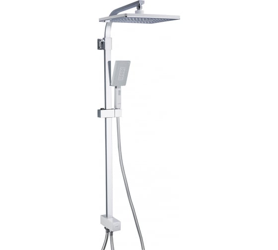 Душевой гарнитур Gappo G2408-8 985-1571 мм, тропический душ + лейка, белый-хром 549521