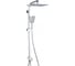 Душевой гарнитур Gappo G2408-8 985-1571 мм, тропический душ + лейка, белый-хром 549521 1