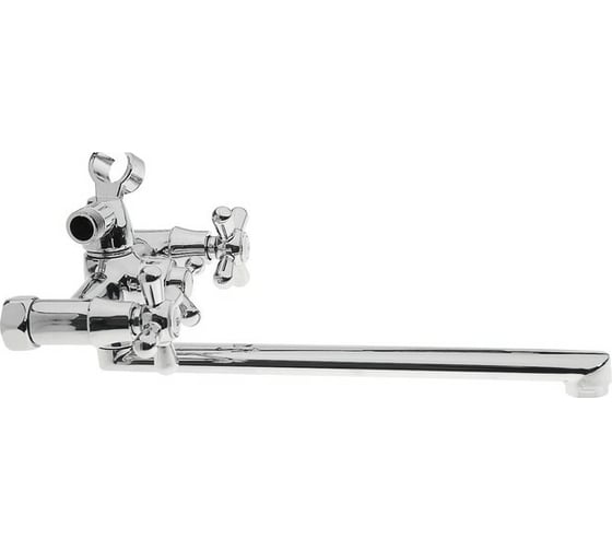 Смеситель для ванны СИМАЛЕНД ROEGEN двухвентильный, цинк, хром RP120B 4650325