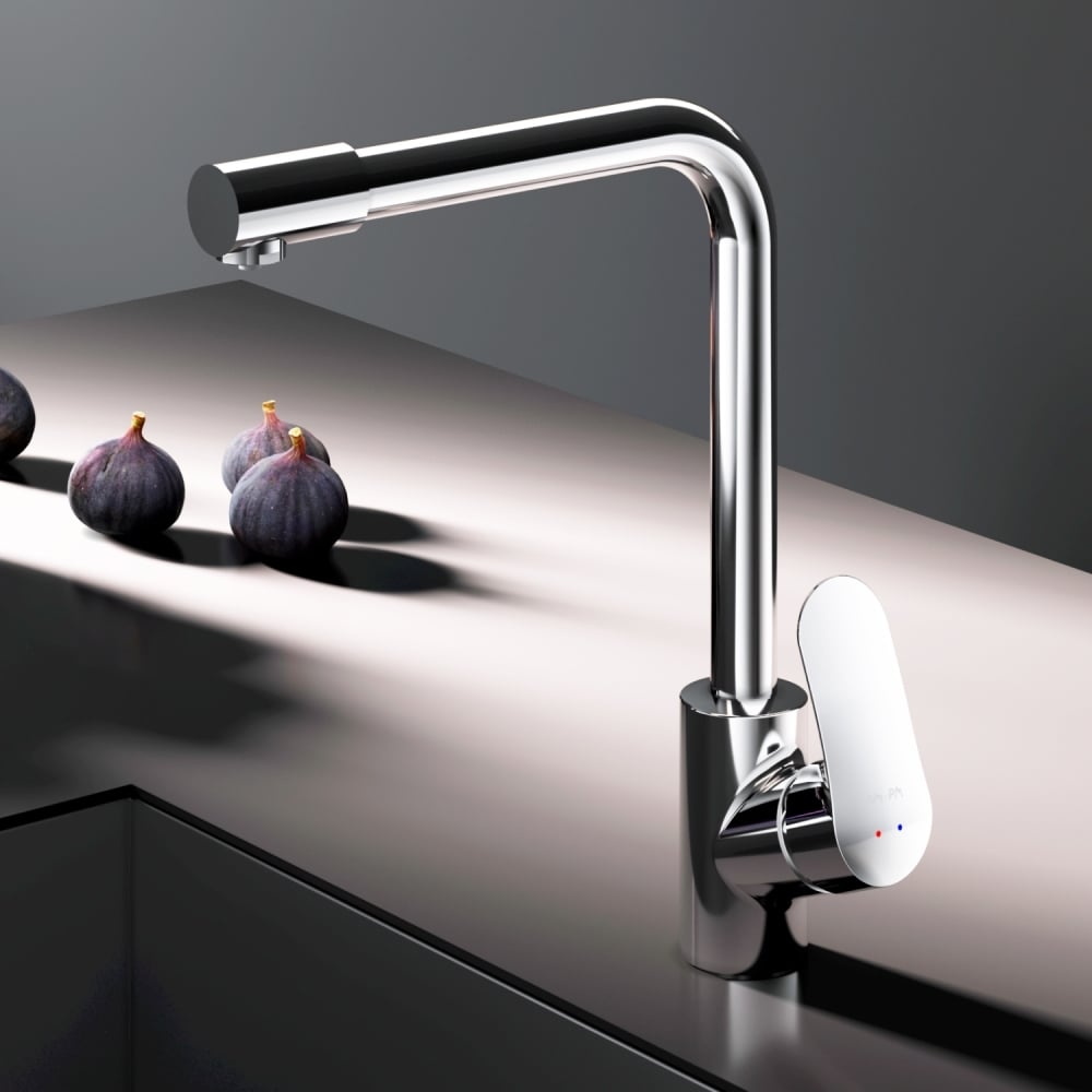 Смеситель для кухни AM.PM Like с каналом для питьевой воды, L-излив ...