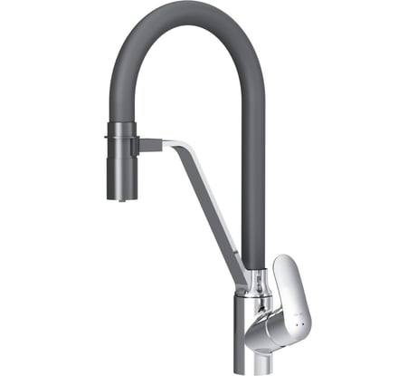 Смеситель для кухни AM.PM Like с каналом для питьевой воды и гибким изливом, хром F8007802