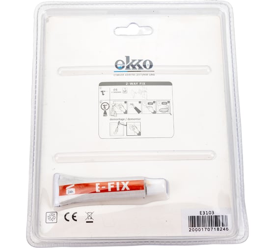 Бумагодержатель Ekko хром/серый E3103