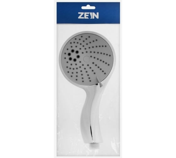 Душевая лейка Zein большая, пластик, 3 режима, цвет хром Z0013 7188105