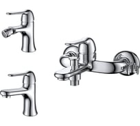 Комплект смесителей D&K Rhein DA1342141,DA1342201,DA1343201 DA1340002SET