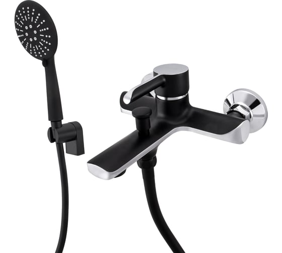 Смеситель для ванны Maxonor черный MN3281-7