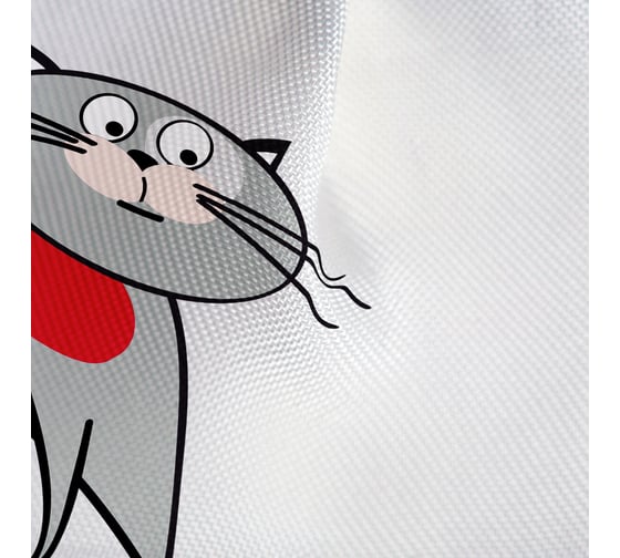 Штора для ванной Tatkraft FUNNY CATS TEXTILE 14664