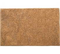 Коврик для ванной комнаты из шенилла Art moon 50x80 см, коричневый, с противоскользящим основанием 695496