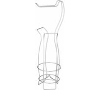 Напольный органайзер для туалетной бумаги Agness 17x60 см., хром 768-710