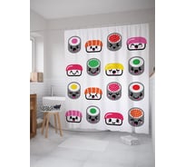 Фотоштора в ванную JOYARTY МУЛЬТИ 180x200 см sc_72458