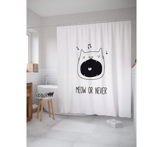 Фотоштора в ванную JOYARTY МУЛЬТИ 180x200 см sc_80360 1