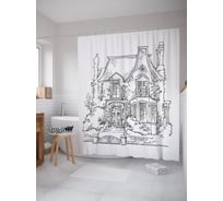 Фотоштора в ванную JOYARTY МУЛЬТИ 180x200 см sc_85420