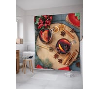 Фотоштора в ванную JOYARTY МУЛЬТИ 180x200 см sc_380842