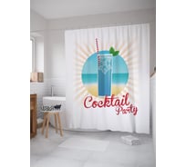 Фотоштора в ванную JOYARTY МУЛЬТИ 180x200 см sc_70288