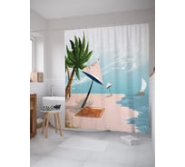 Фотоштора в ванную JOYARTY МУЛЬТИ 180x200 см sc_71421