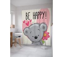 Фотоштора в ванную JOYARTY МУЛЬТИ 180x200 см sc_71319