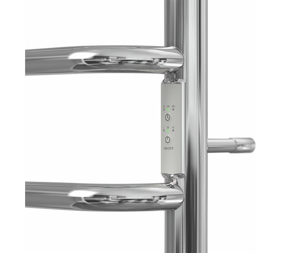 Электрический полотенцесушитель Point Сатурн П6 400x600 диммер справа, хром PN90846