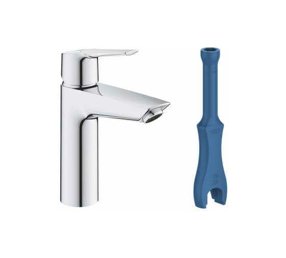 Смеситель для раковины GROHE Start 2021 размер M, нажимной донный клапан 24204002