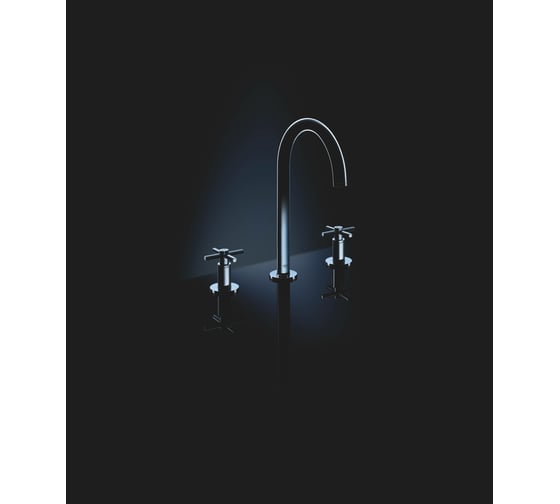 Двухвентильный смеситель для раковины GROHE Atrio New на 3 отверстия 20008003