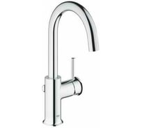 Смеситель для раковины GROHE BauClassic со сливным гарнитуром, высокий 23095000