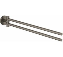 Держатель для полотенца GROHE Essentials двойной, цвет темный графит матовый 40371AL1