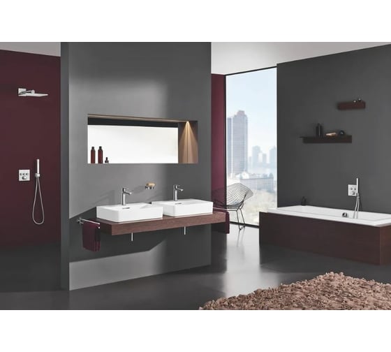 Верхний душ GROHE Rainshower 310 SmartActive Cube 310, квадратный 26479GN0