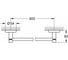 Держатель для банного полотенца GROHE Essentials 600 мм, цвет темный графит матовый 40366AL1 2