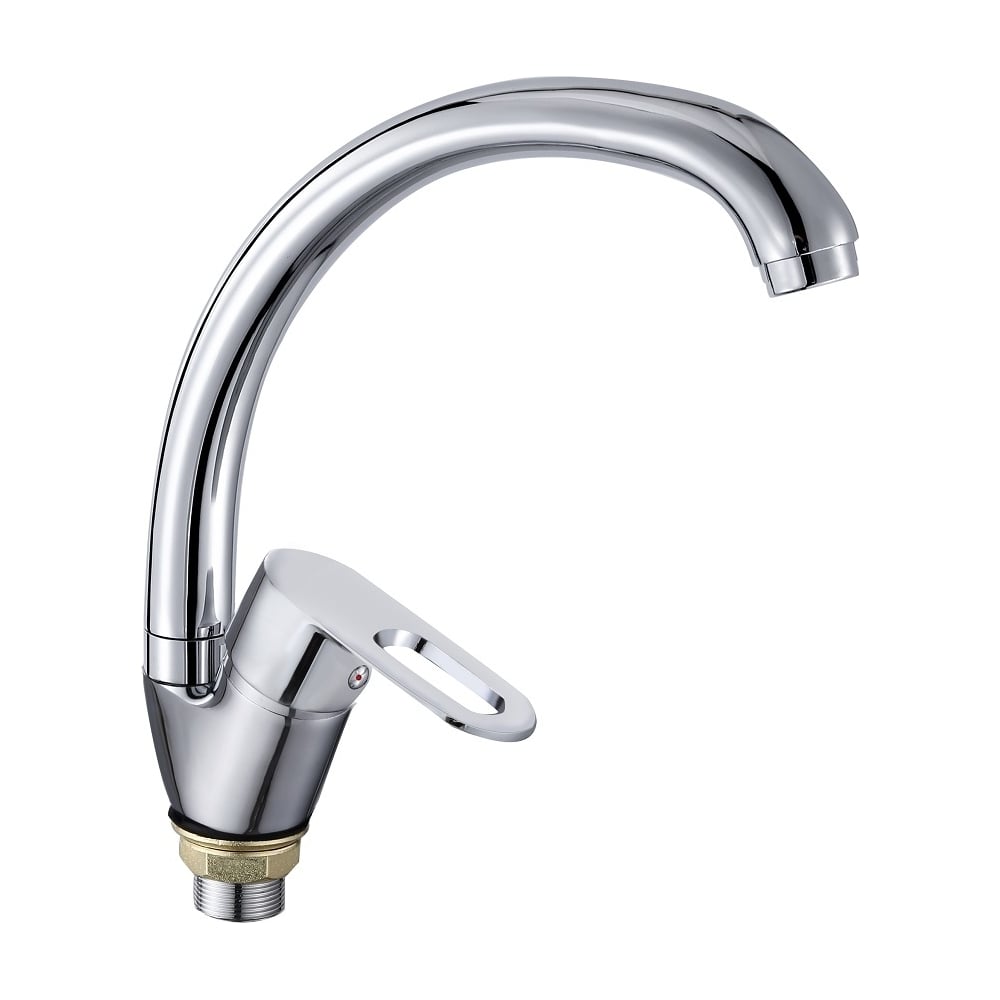 Смеситель для кухни MYNAH с поворотным изливом, хром M59106 - выгодная ...