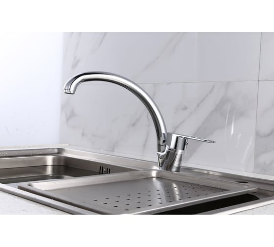 Смеситель для кухни MYNAH с поворотным изливом, хром M59106
