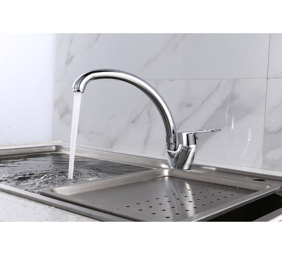 Смеситель для кухни MYNAH с поворотным изливом, хром M59106
