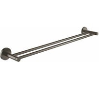 Держатель для полотенца GROHE Essentials двойной, 600 мм, цвет темный графит матовый 40802AL1