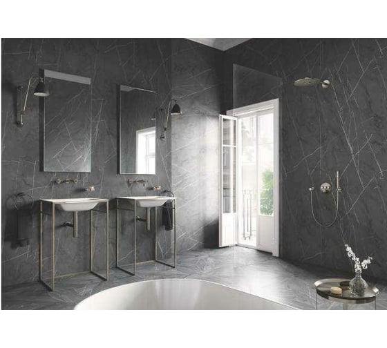 Держатель для полотенца GROHE Atrio New кольцо, темный графит матовый 40307AL3