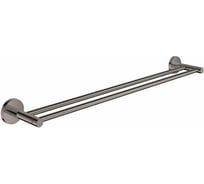 Держатель для полотенца GROHE Essentials двойной, 600 мм, цвет темный графит глянец 40802A01