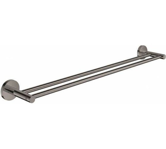 Держатель для полотенца GROHE Essentials двойной, 600 мм, цвет темный графит глянец 40802A01 1