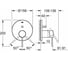 Однорычажный смеситель для ванны GROHE Essence круглая розетка 24058A01 2