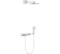 Душевая система с термостатическим смесителем и верхним душем GROHE Rainshower SmartControl MONO360 26446000