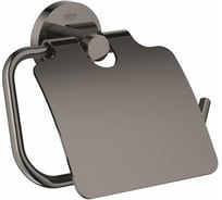 Держатель для туалетной бумаги с крышкой GROHE Essentials цвет темный графит 40367A01