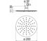 Верхний душ NOBILI AD139/119CR 20 см 00000108181 2