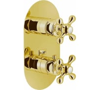 Термостатический смеситель NOBILI на 2 потребителя, золото GRC5102GDP 00000106781