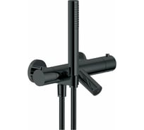 Термостатический смеситель для ванны NOBILI глянцевый черный VE125010/2FLP 00000106682