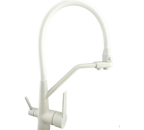 Смеситель для кухни OUTE с гибким съемным изливом и дополнительным выводом фильтра T603BK-341