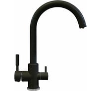 Смеситель для кухни Tolero Элара Дуо черный  627796