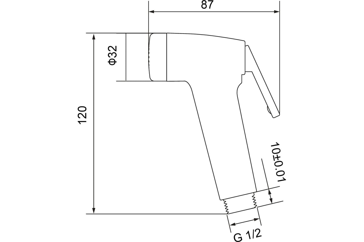  гигиенического душа Timo хром SL-2052/00 - выгодная цена, отзывы .