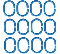 Набор полуколец для шторы в ванной Beroma 07711399