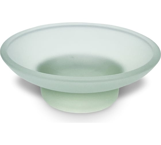 Мыльница Bath Plus стекло круглая3903/1 1