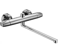 Смеситель для ванны OUTE с плоским поворотным изливом 350 мм, латунь T7323