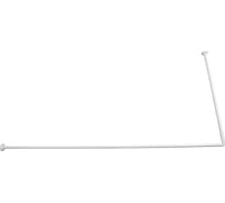 Универсальная штанга для душевой занавески Аквалиния белая 8016