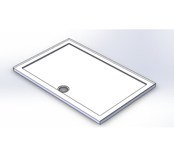 Душевой поддон Aquanet Gamma/BETA поддон 150x80 с бортиком + панель 00176906
