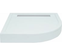 Душевой поддон Aquanet STONE LITE 900х900х150 литьевой мрамор, четверть круга R-550+панель 00215080